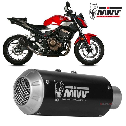 Mivv exhaust muffler mk3 - muffler, black