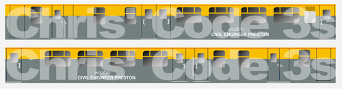 Adhesive vinyl coach decal - adhesive,