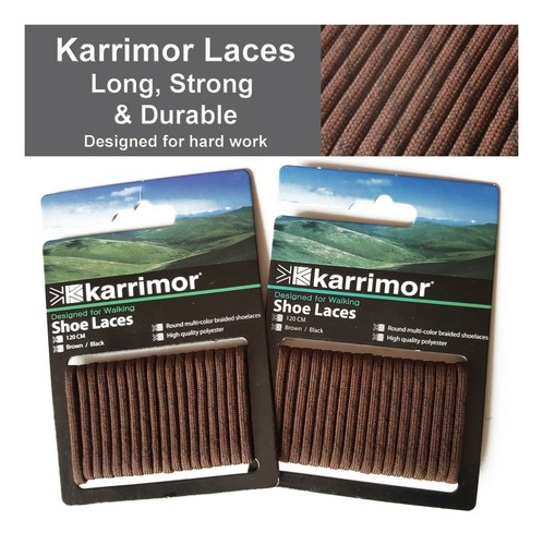 Karrimor laces brown 120cm - brown,