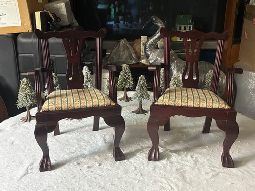 Pair beautiful chairs - 2-,