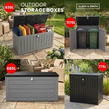 Outdoor storage box with - outdoor,