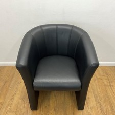 Leather tub chairs - leather,