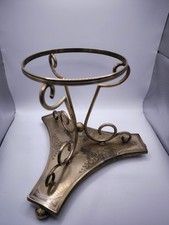 Victorian Silver Plated Epergne Stand J.G&S Sheffield Floral Engraved base c1890