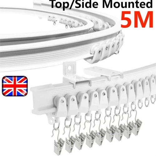 Flexible curtain rail track - curtain,