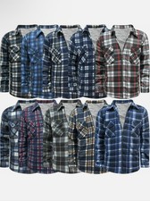 MEN PADDED SHIRTS SHERPA FUR