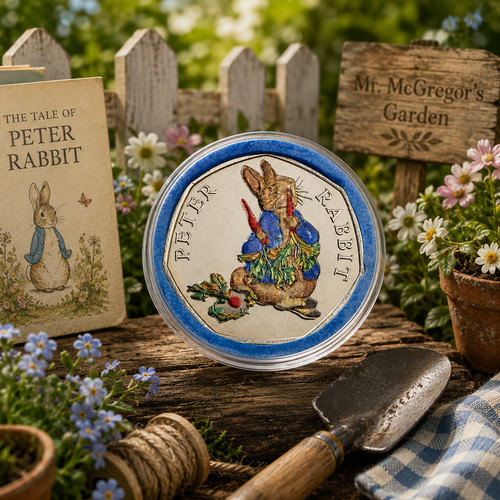 2018 peter rabbit 50p royal - rabbit,