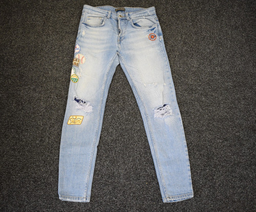 Zara mens distressed jeans - mens,