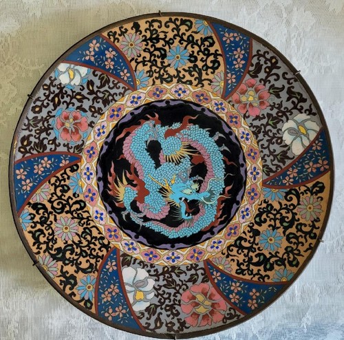Japanese antique cloisonne - japanese, 14"