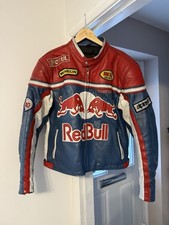 Red Bull Leather Biker Jacket