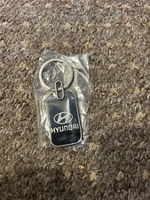 Hyundai Genuine Glass/metal Keyring.Beautiful Design