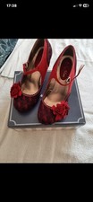Ruby Shoo Heels Red- Burgundy