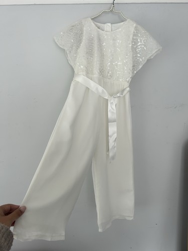 Monsoon girls ivory sequin - ivory,