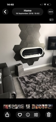 Bioethanal wall mounted fire - bioethanal,