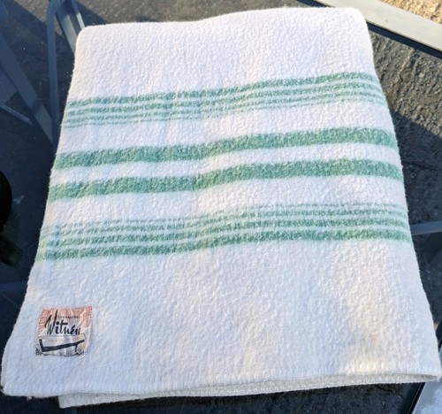 Vintage witney blanket green - vintage,