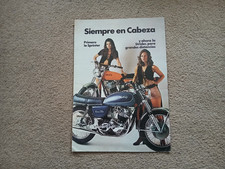 Norton Commando Interstate,Roadster,and Hi Rider sales brochure - c.1972,Spanish