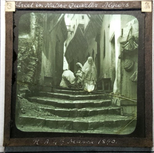 Antique magic lantern slides - lantern,