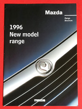 1996 MAZDA RANGE Brochure - MX5 MX3 MX6 323F 626 121 Xedos 6 Xedos 9 E2000 MINT!