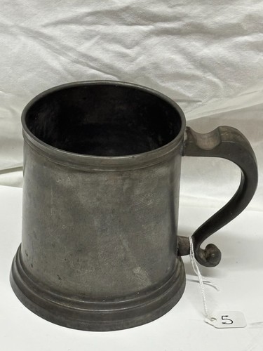 Vintage pewter tankard - pewter, tankard,