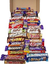 Mega Chocolate Gift Hamper, 21 Different Full Size Chocolate Bars Delicious Bar