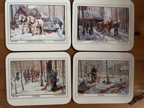 Sugar bush coasters by - 4,