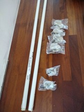 Ikea Racka White Curtain Pole