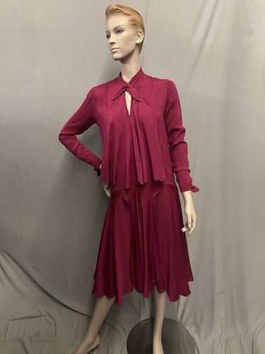 Beautiful fuchsia silk - fuchsia,