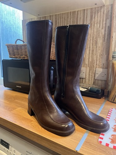 Vintage brown derri boots - vintage,