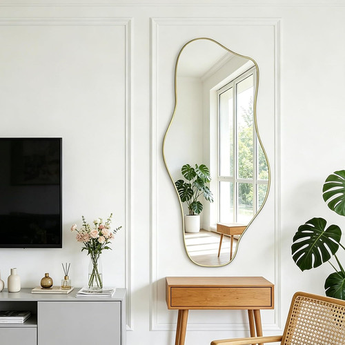 Irregular wall mirror - wall,