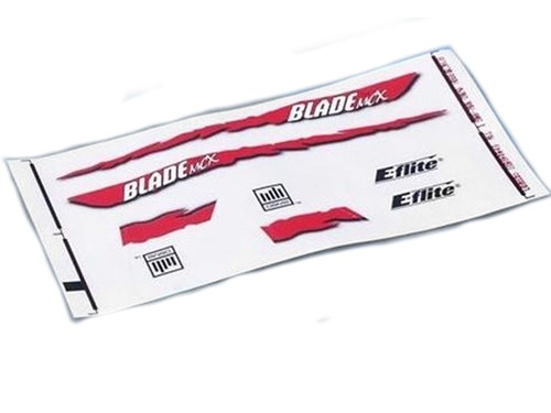 Blade mcx red decal sheet - blade,