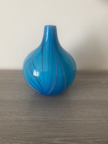 Studio art glass bulbous - art,