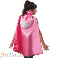 Girls Pink Supergirl Cape