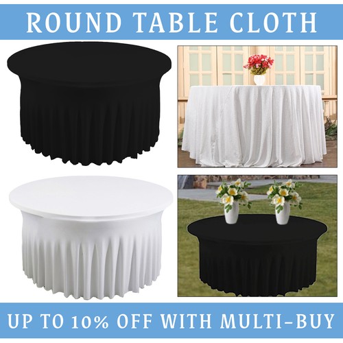 Round spandex ruffled - 60",