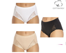 LADIES LACE TRIM BRIEFS LA