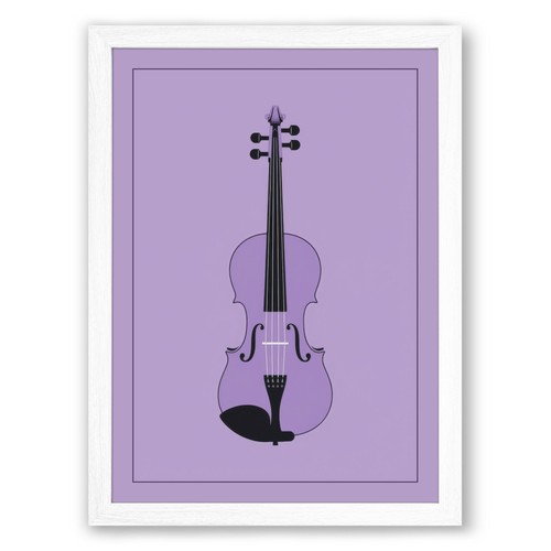 Violin purple minimalist - violin,