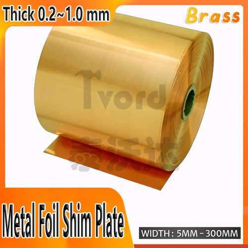 Thin brass sheet thick - thin,