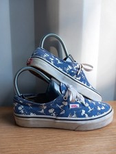 Vans Off The Wall Size UK 2 EU 33 Kids Peanuts Snoopy Low Top Skateboard Shoes