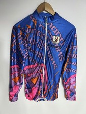 Biemme Cycling Jersey Shimano Vintage Long Sleeve | Men's | Blue/Pink | Small