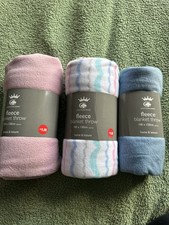 3 x Fleece blanket bundle