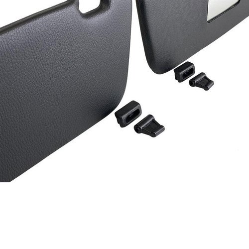 Black sun visors with clips - visors,