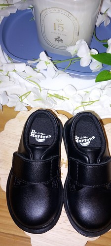 Martens black leather shoes - leather,