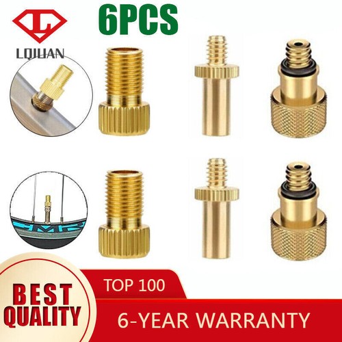 6pcs bicycle valve adapter - 6pcs,