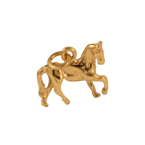 9ct gold horse - gold,