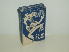 Rare Vintage "Menuette" card game by Pepys. 1947.