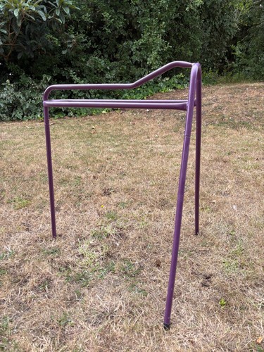 Collapsible tall saddle stand - collapsible,