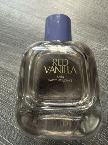 Zara red vanilla perfume happy - red,