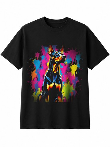 Doberman splash dog lover mens - doberman,