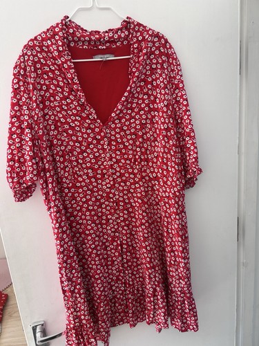 Oliver bonas red floral - bonas, shift