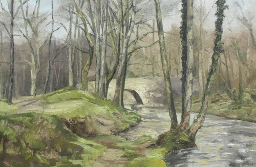 Brian bennett original oil - -,