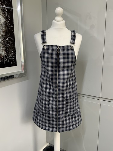 Pinafore dress size 8 navy - h&m,