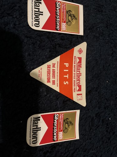 Marlboro 1981 stickers new - marlboro,